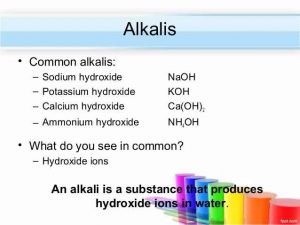 Which Alkali Is Used To Open A Drain?