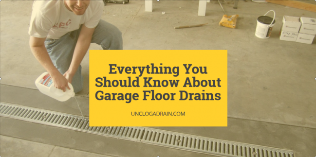 Garage Floor Drain Sand Trap