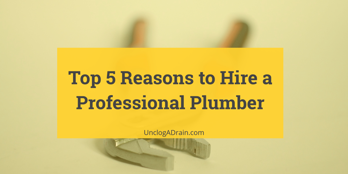 Top 5 Reasons to Hire a Professional Plumber