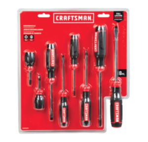 Craftsman 8 piece bi-material screwdriver set