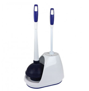 Mr. Clean Plunger and Bowl Brush Caddy Set
