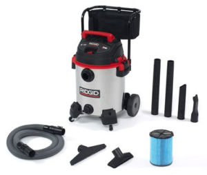 Ridgid 1610RV wet-dry vacuum stainless with cart